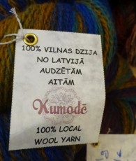 Lettische Wolle im Geschäft "Kumode"