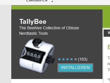 Tally Bee Reihenzähler