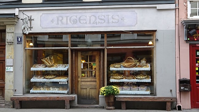Cafe Rigenses in der Tirgonu Iela Cafe Rigenses in der Tirgonu Iela