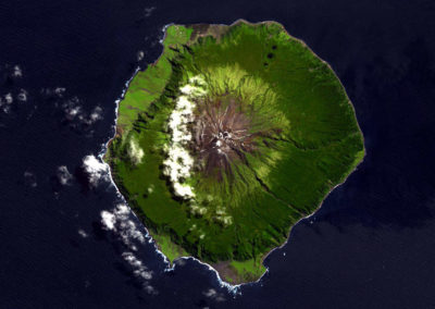 Tristan da Cunha - Satellitenbild der NASA