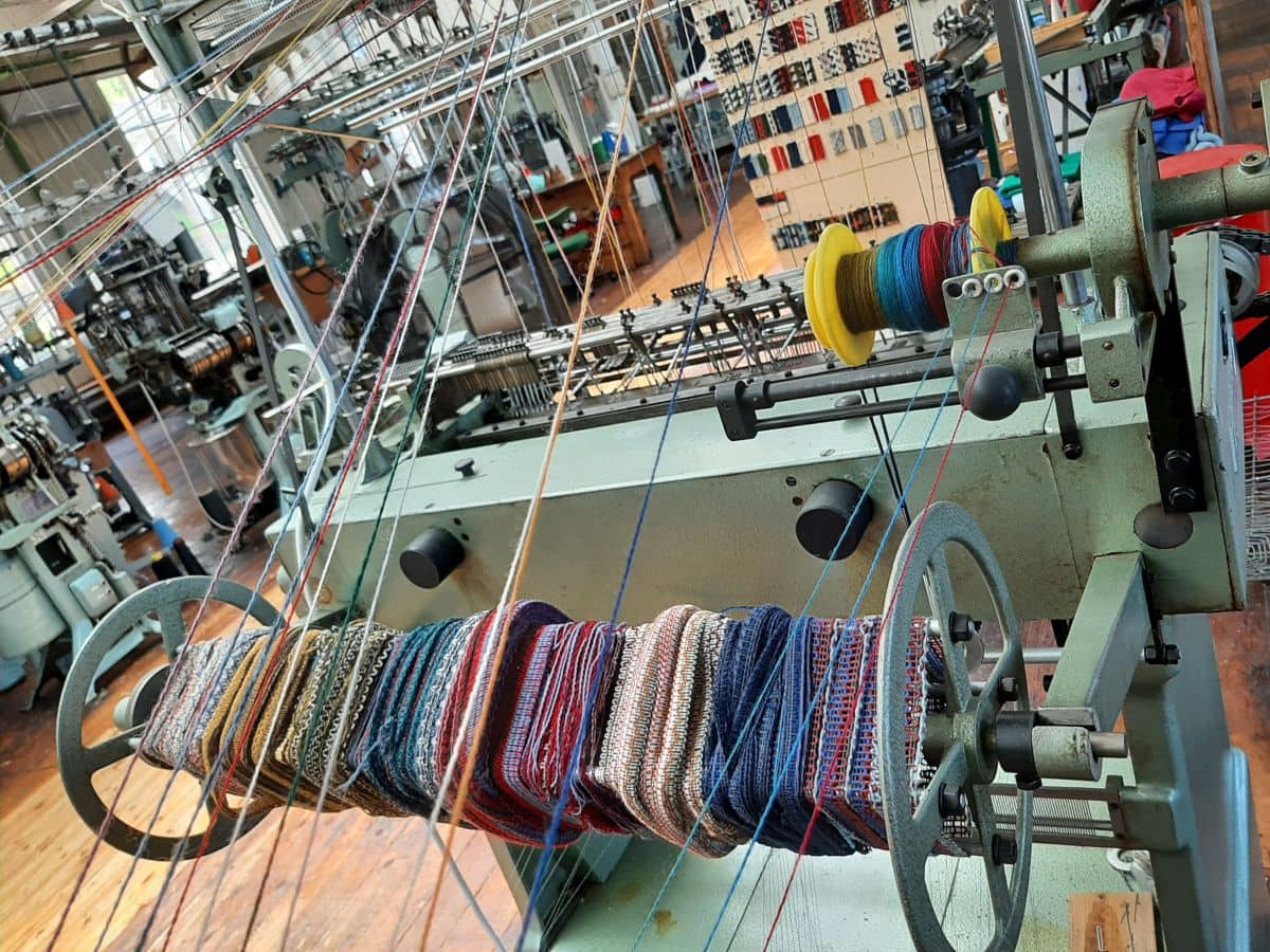 Im Textilindustriemuseum - Bandweberei