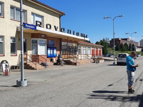 Der Bahnhof von Rovaniemi