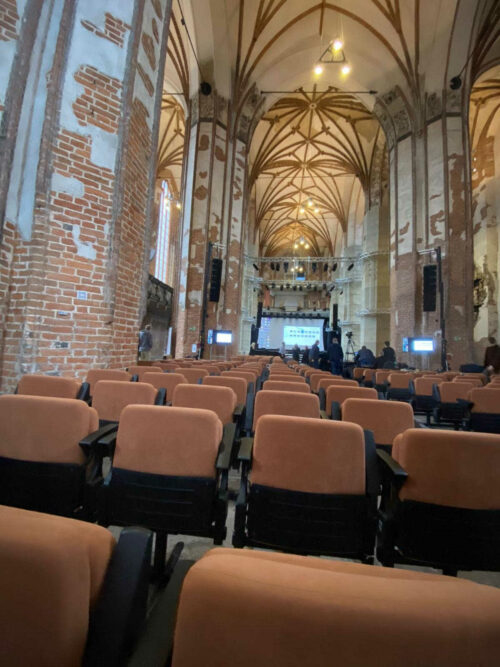 Konzertsaal in der St. Johannes-Kirche, Gdansk, (c) Martin Schneider