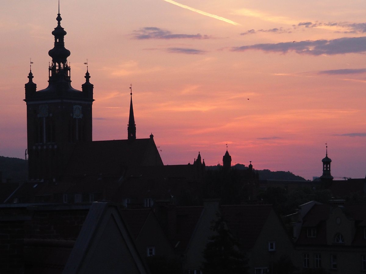 Abendrot in Gdansk Abendrot in Gdansk
